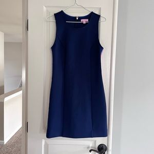 Lilly Pulitzer Navy Neoprene Shift Dress, NWOT, Never Worn, Size Small